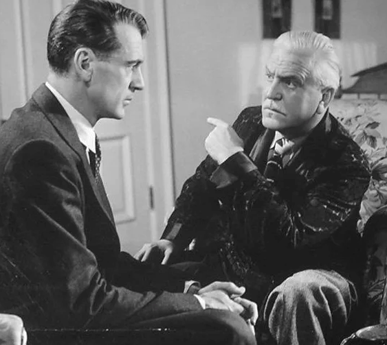 Gary Cooper and Frank Morgan