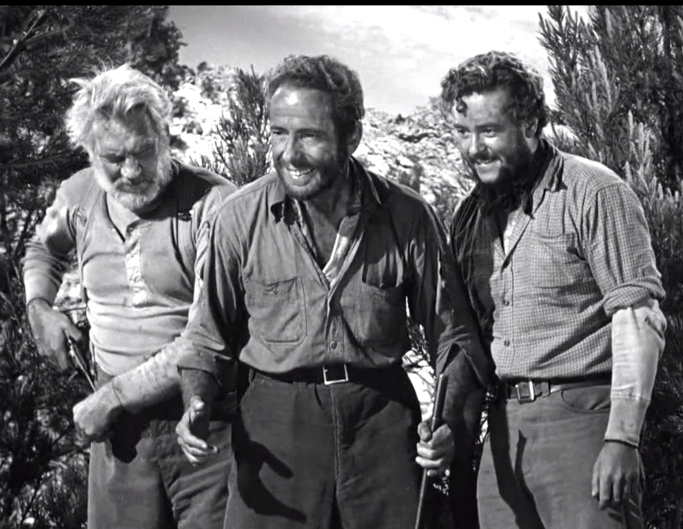 Walter Huston, Humphrey Bogart, Tim Holt