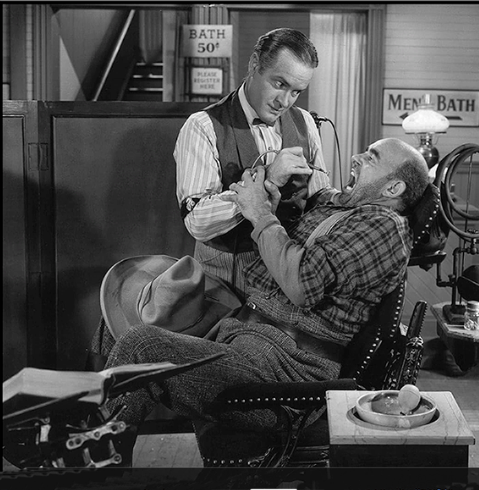 Bob Hope in scene from The Paleface