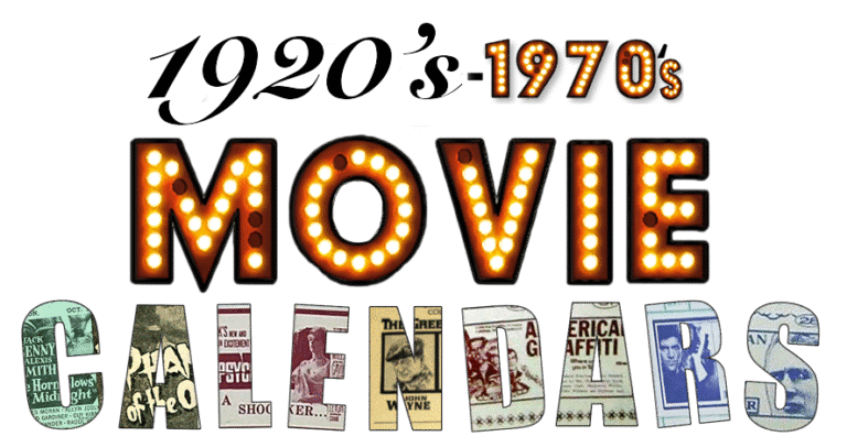 1920s Theatre Calendar