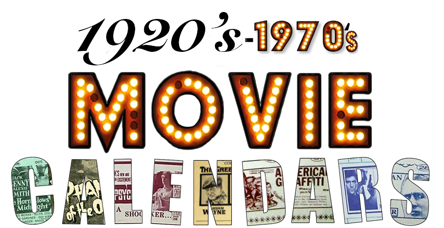1920s Theatre Calendar